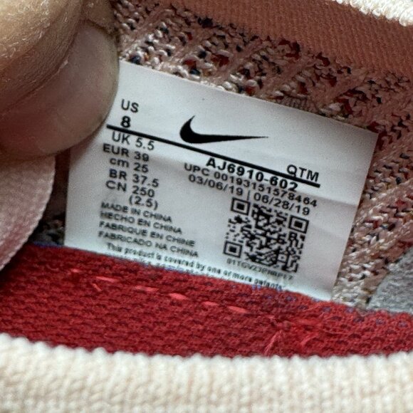 Nike Air VaporMax Flyknit 3 Womens Size 8 Pink Athletic Running Shoes Sneakers - Picture 9 of 9